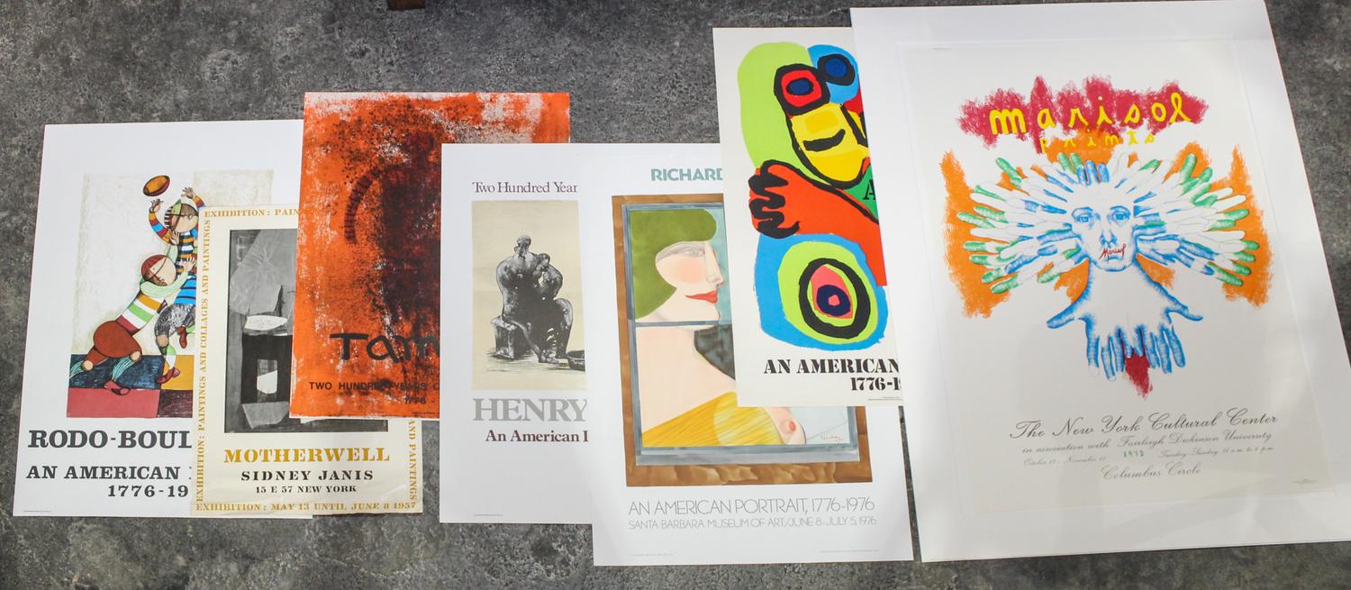 A Group of Exhibition Posters Various sizes