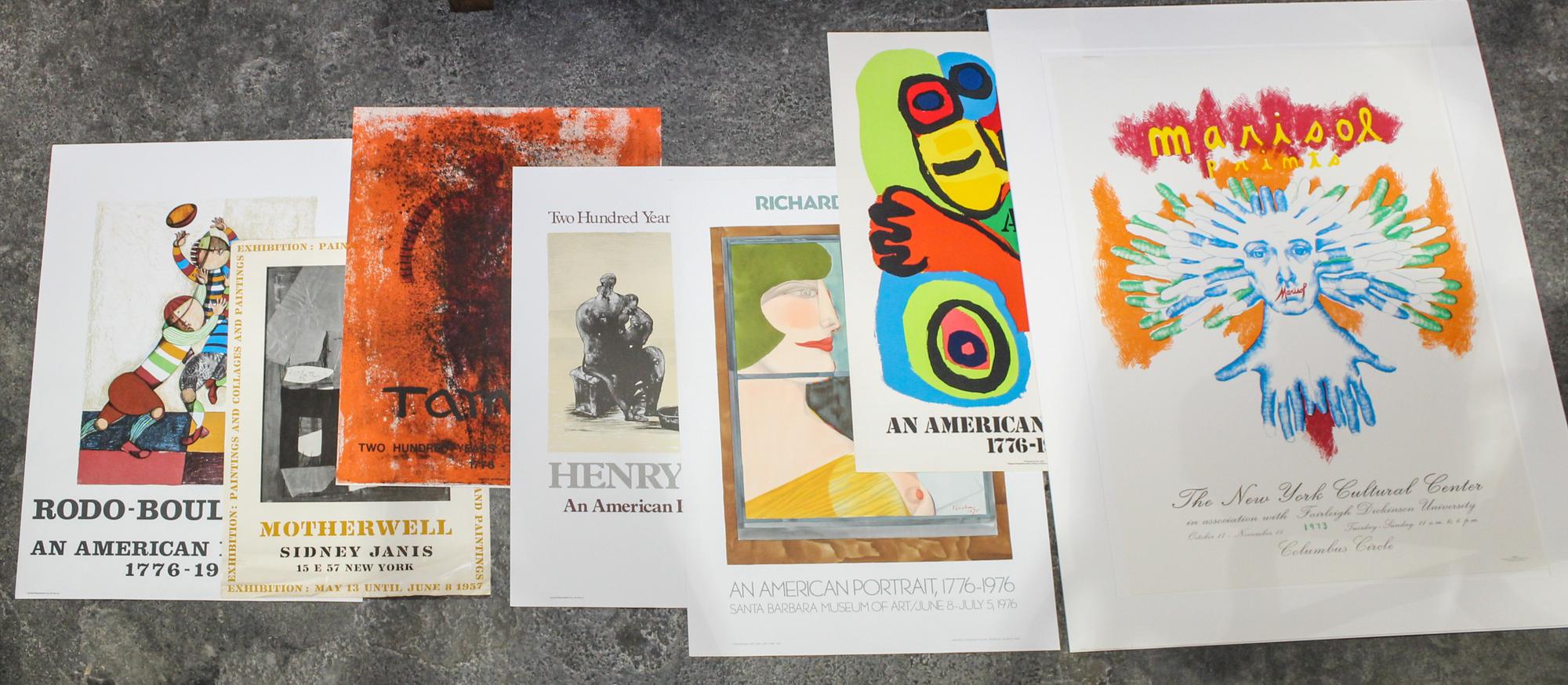 A Group of Exhibition Posters Various sizes