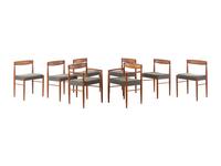 Set of Eight Dining Chairs Bramin, Denmark