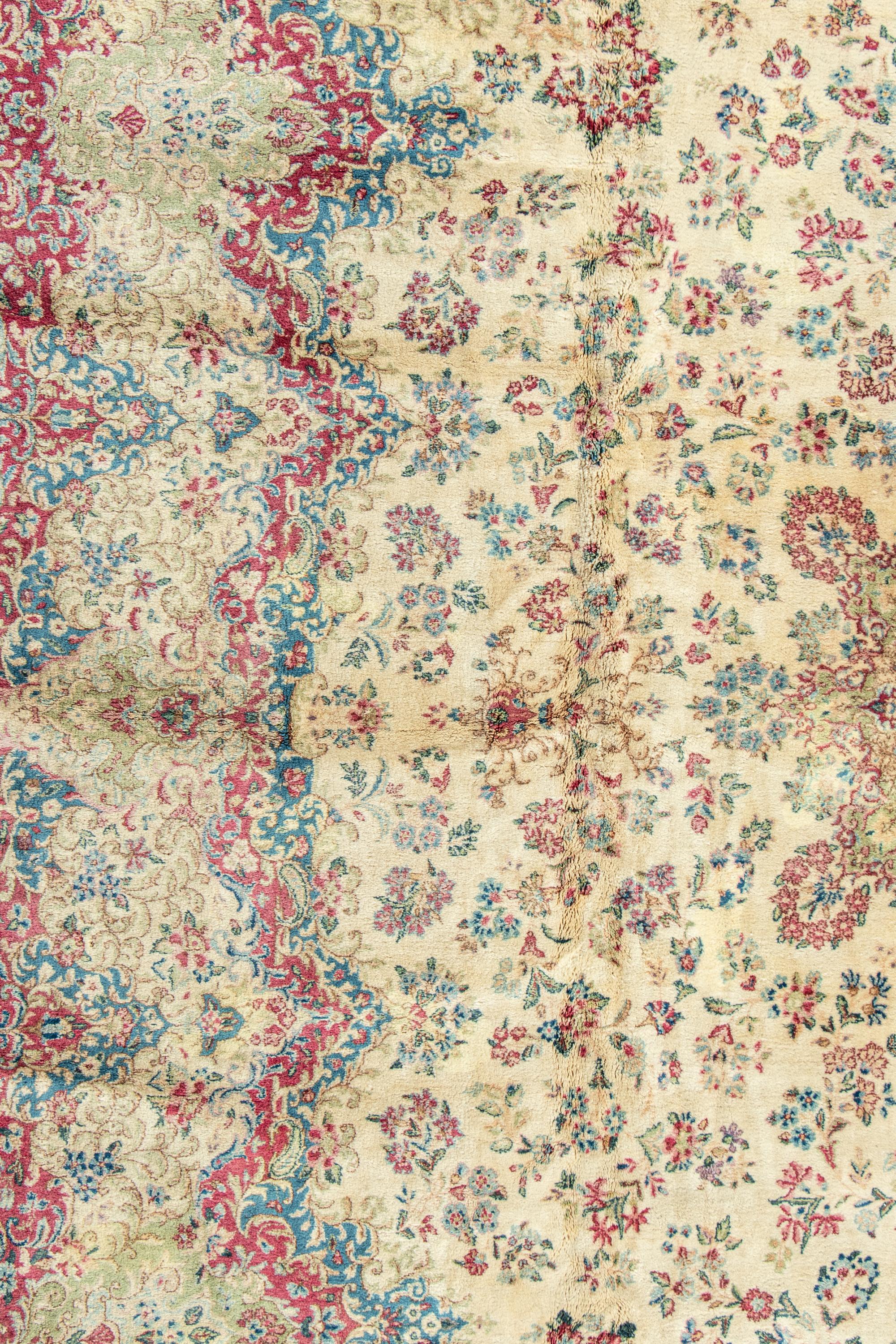 A Kirman Wool Rug
