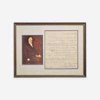 [Presidential] Fillmore, Millard, and Franklin Pierce and James Buchanan Group of 3 Signed Items