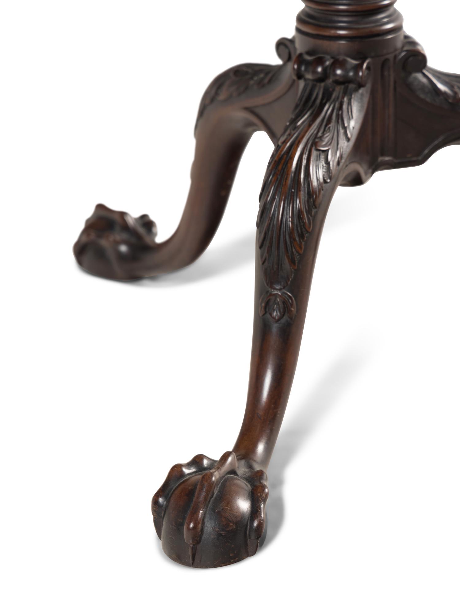 A George II Mahogany Tilt-Top Tripod Table