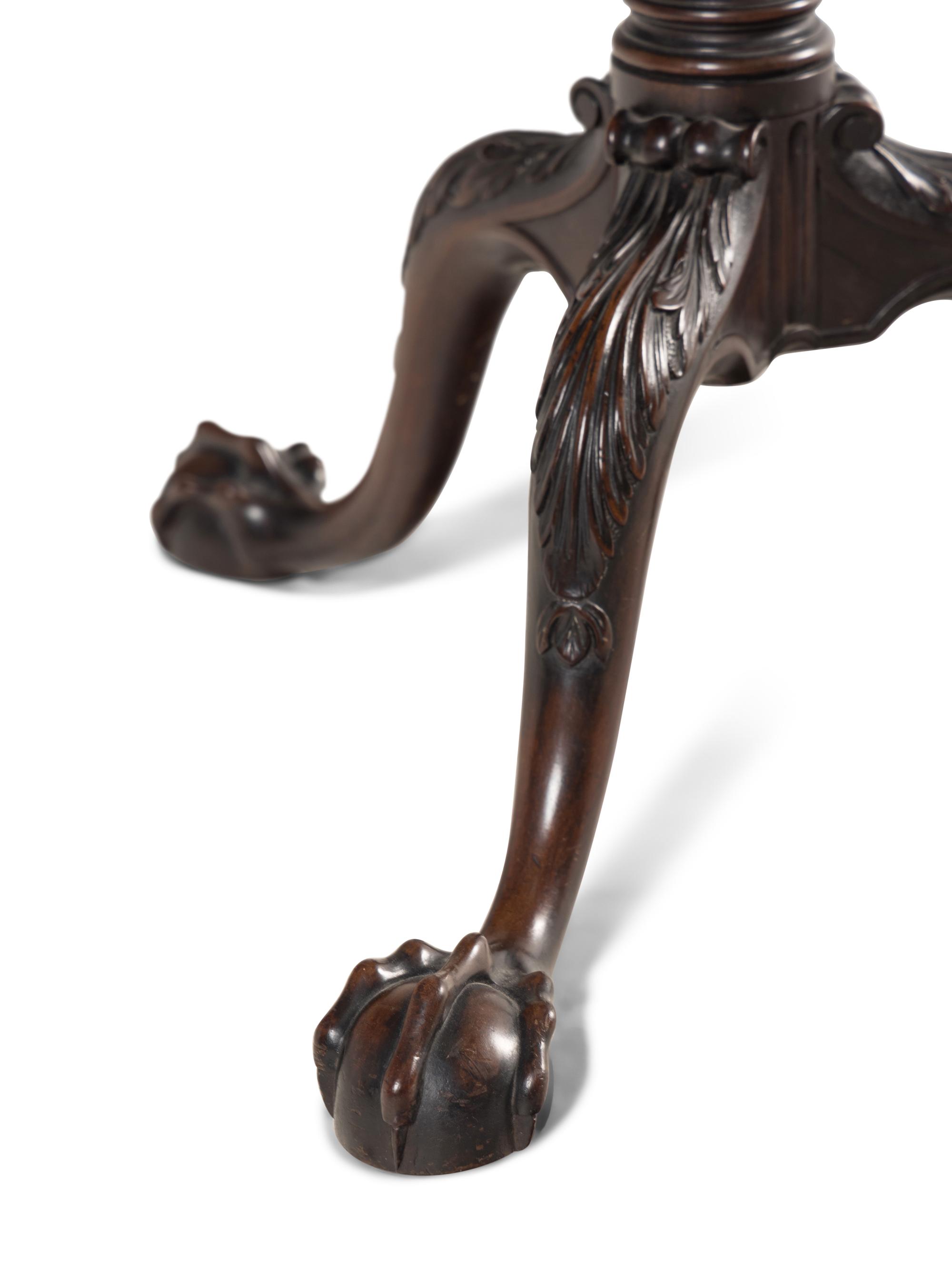 A George II Mahogany Tilt-Top Tripod Table