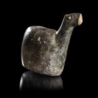 An Inca Stone Canopa (Llama)