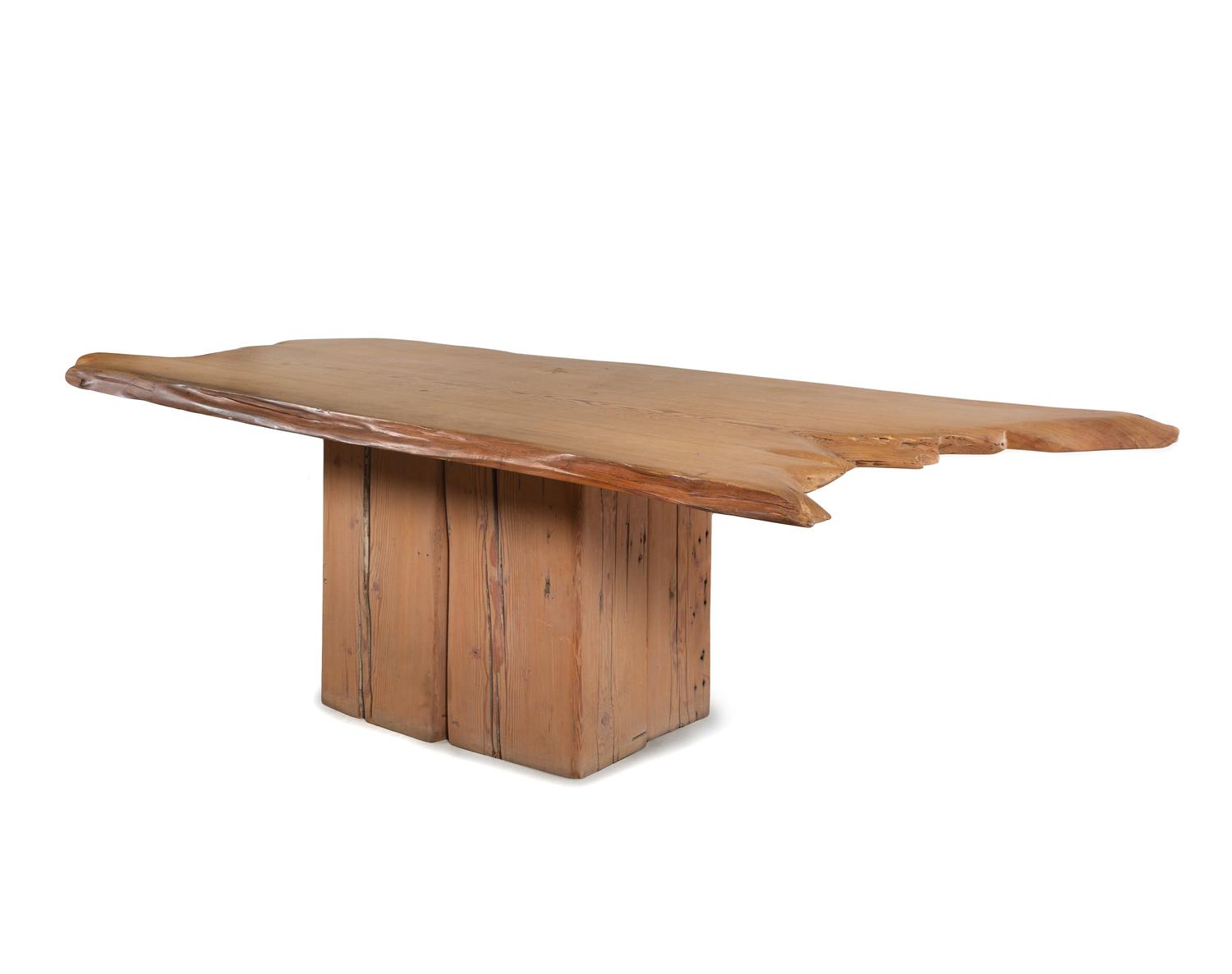 A Contemporary Cypress Dining Table