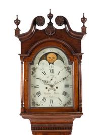 A Chippendale Walnut Long Case Clock