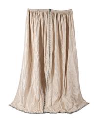 A Set of Six Silk Drapery Panels