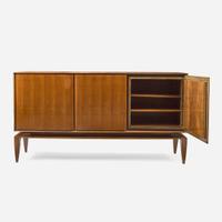 Gio Ponti Three-Door Floating Cabinet, Singer & Sons, Italy/USA, circa 1950