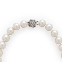 Tiffany & Co., Cultured Pearl and Diamond Necklace