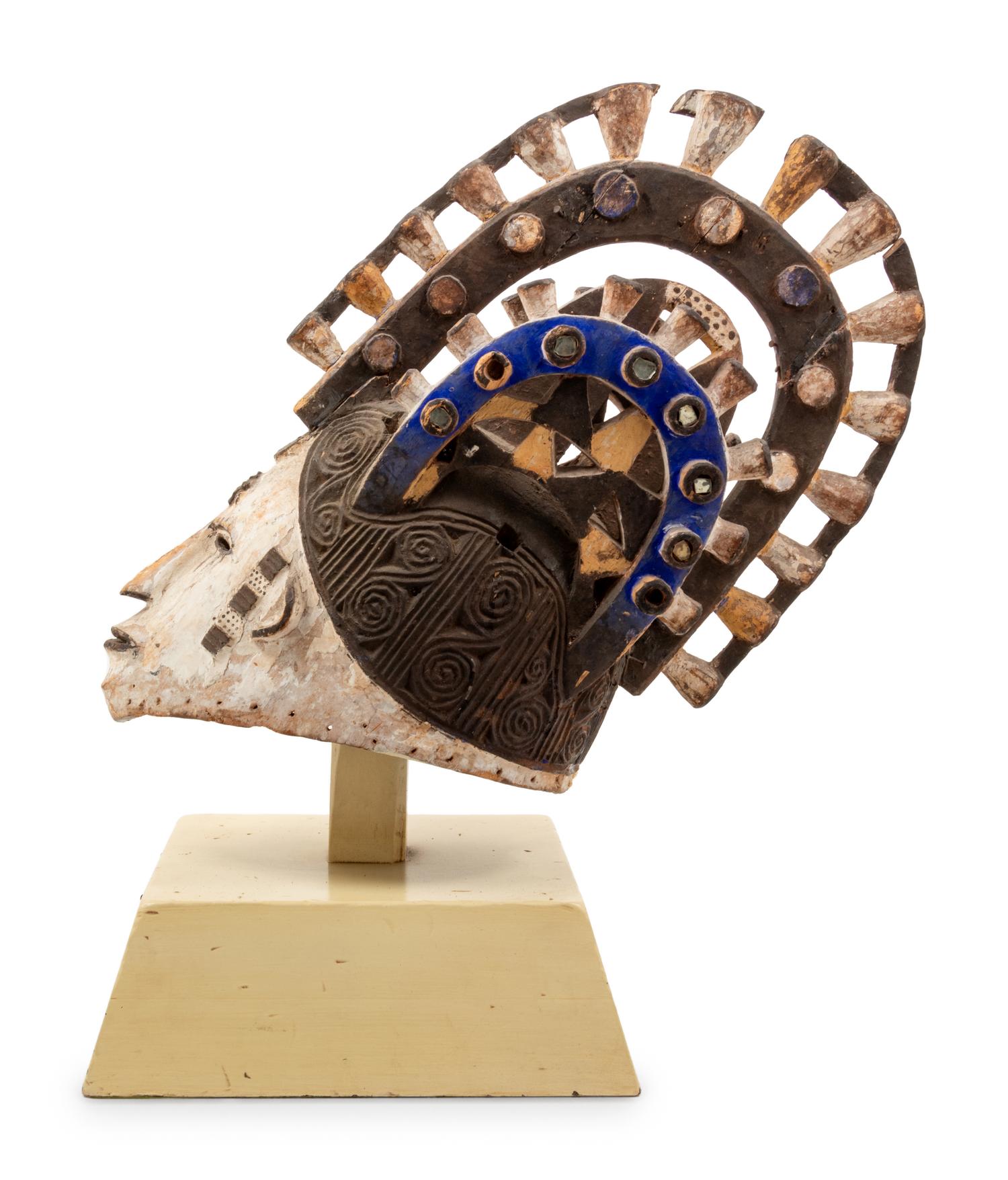 An Igbo Painted Wood Mask