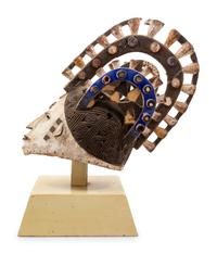 An Igbo Painted Wood Mask