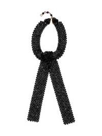 Coppola and Toppo Black Bead Necklace, 1990s-2000s