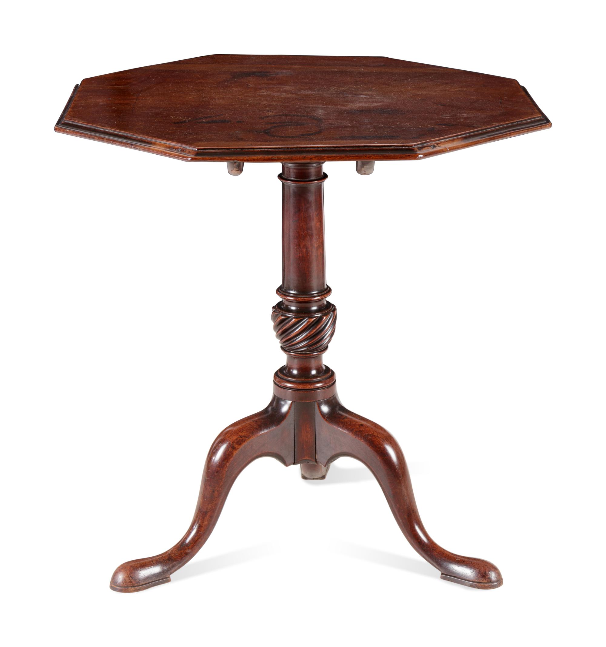 A George III Mahogany Tea Table