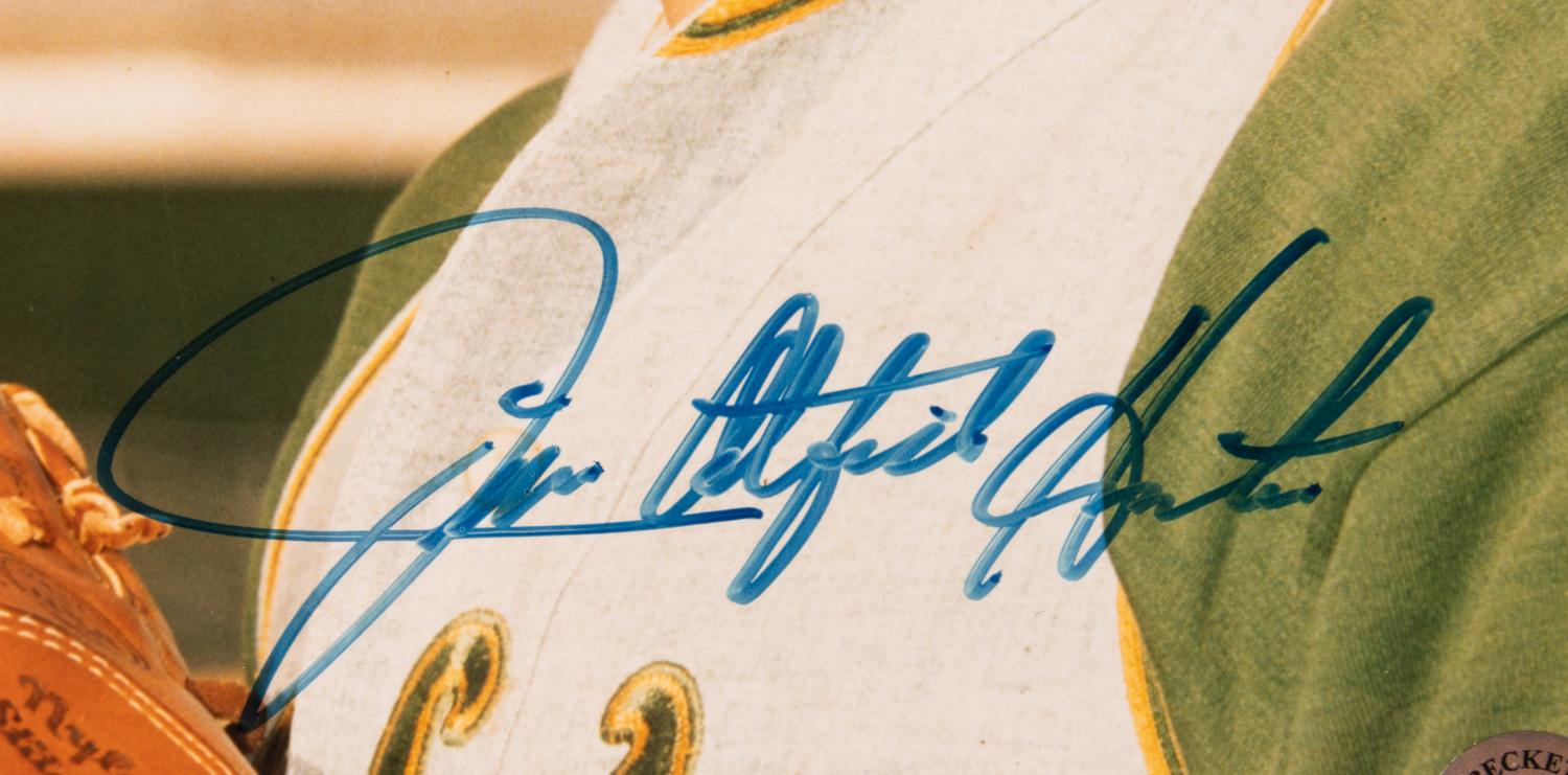 A Group of 30 Baseball Hall of Fame Signed Autograph Photos (Beckett Authentication Services Certfied),