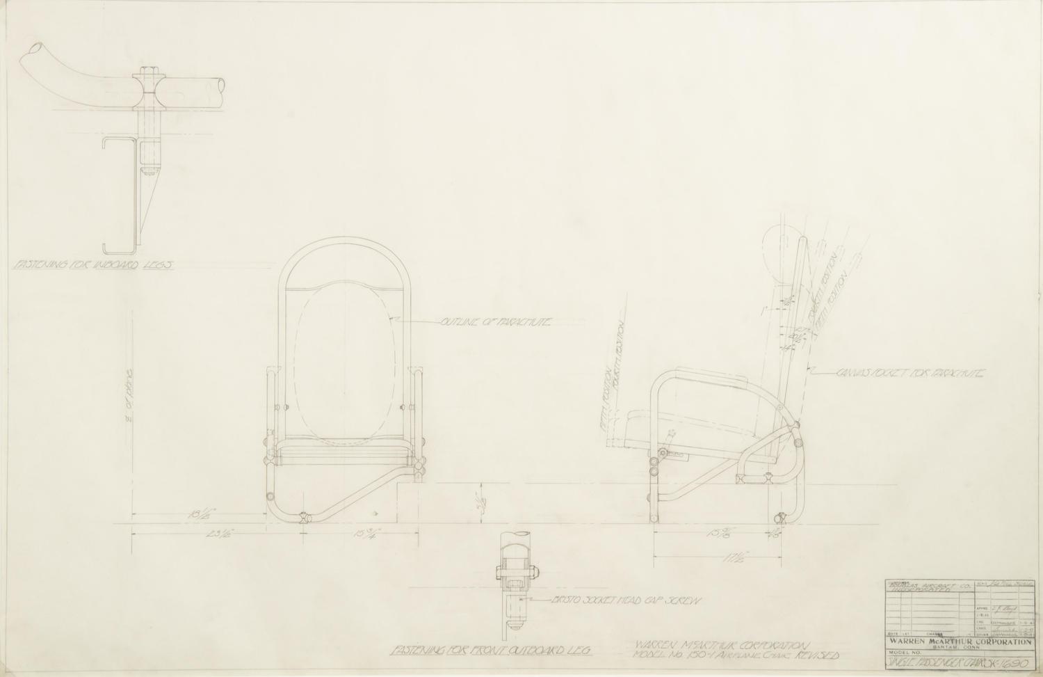 Untitled (Group of Six Mechanical Sketches)