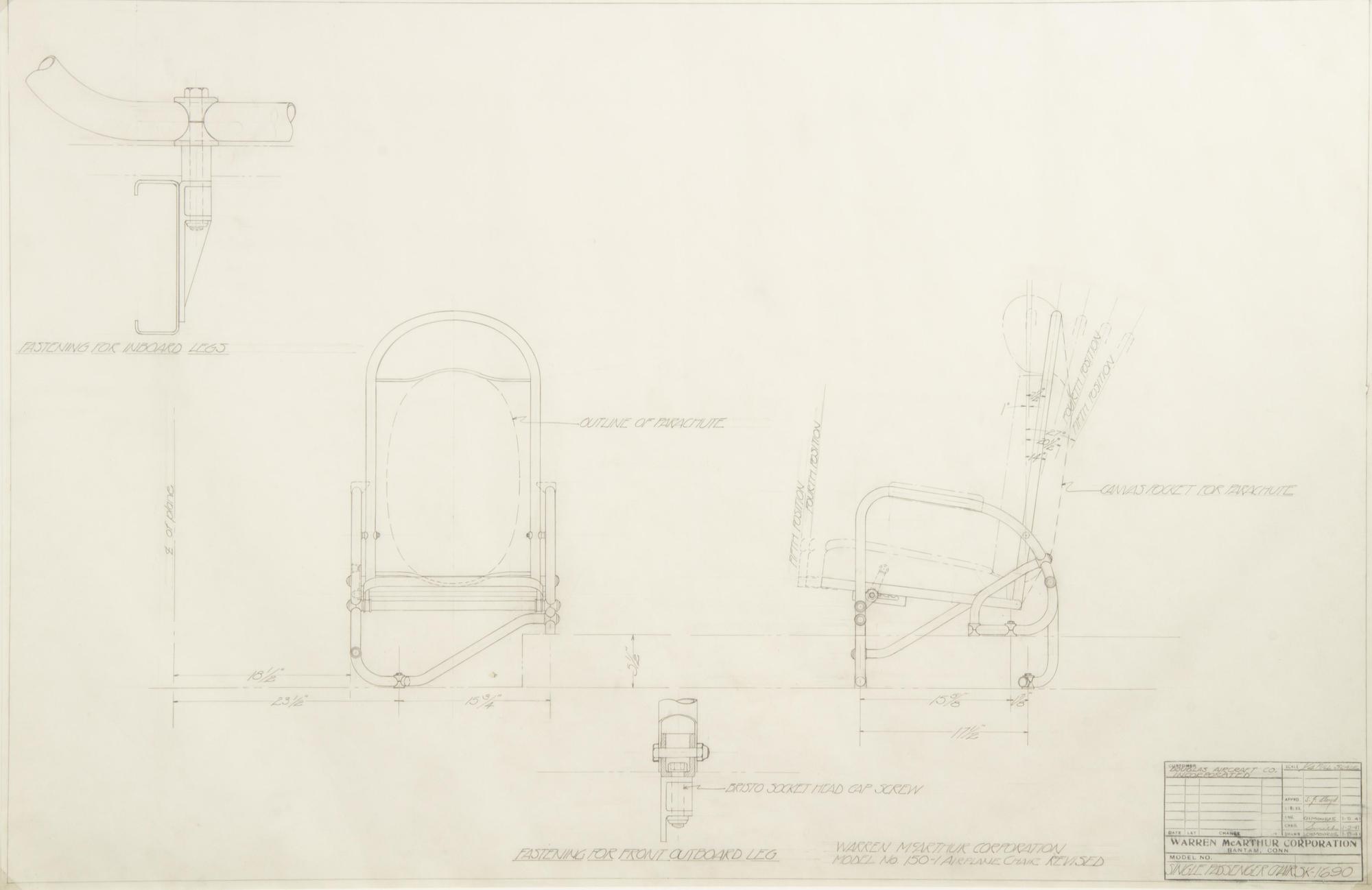 Untitled (Group of Six Mechanical Sketches)
