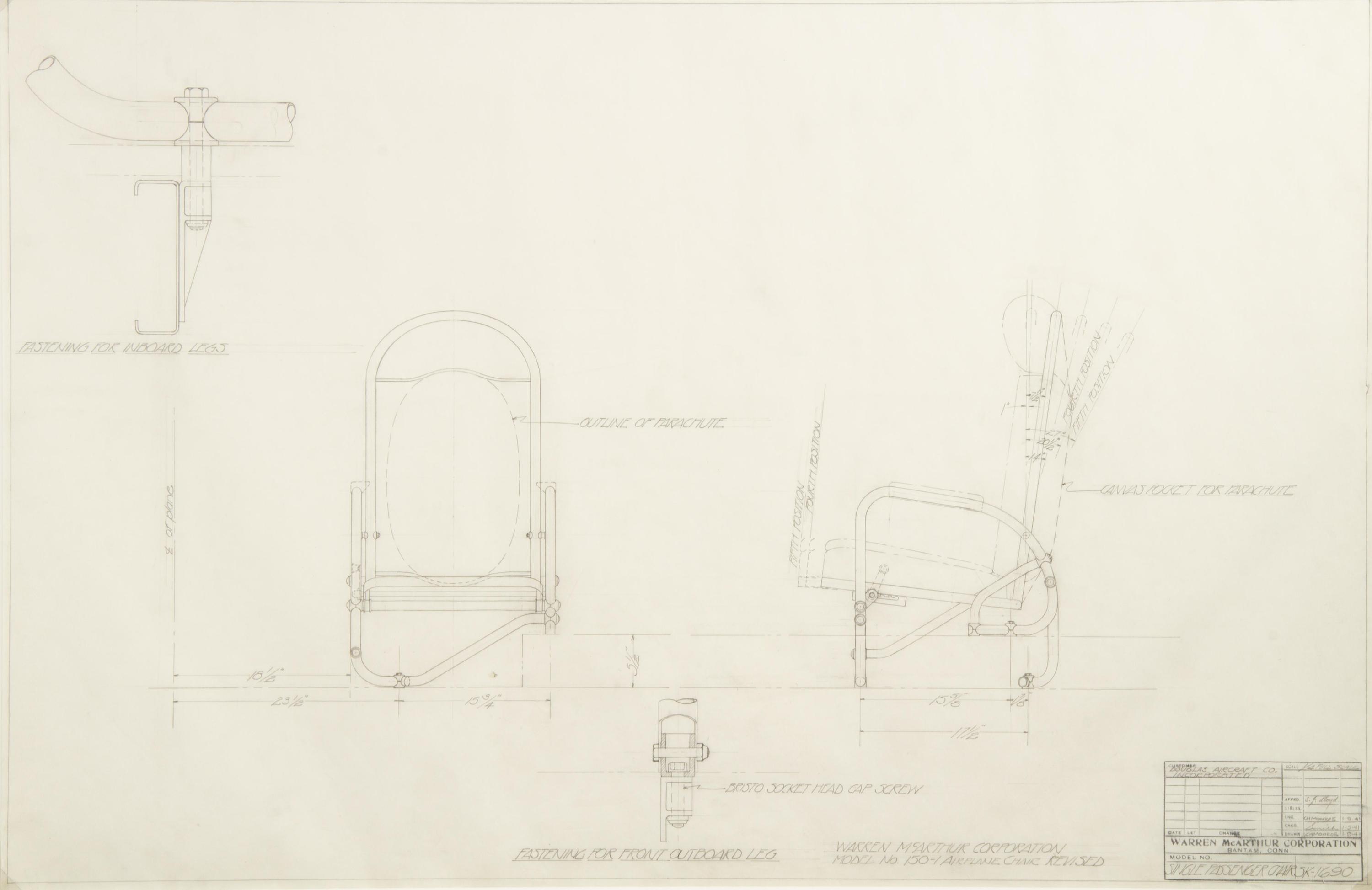 Untitled (Group of Six Mechanical Sketches)