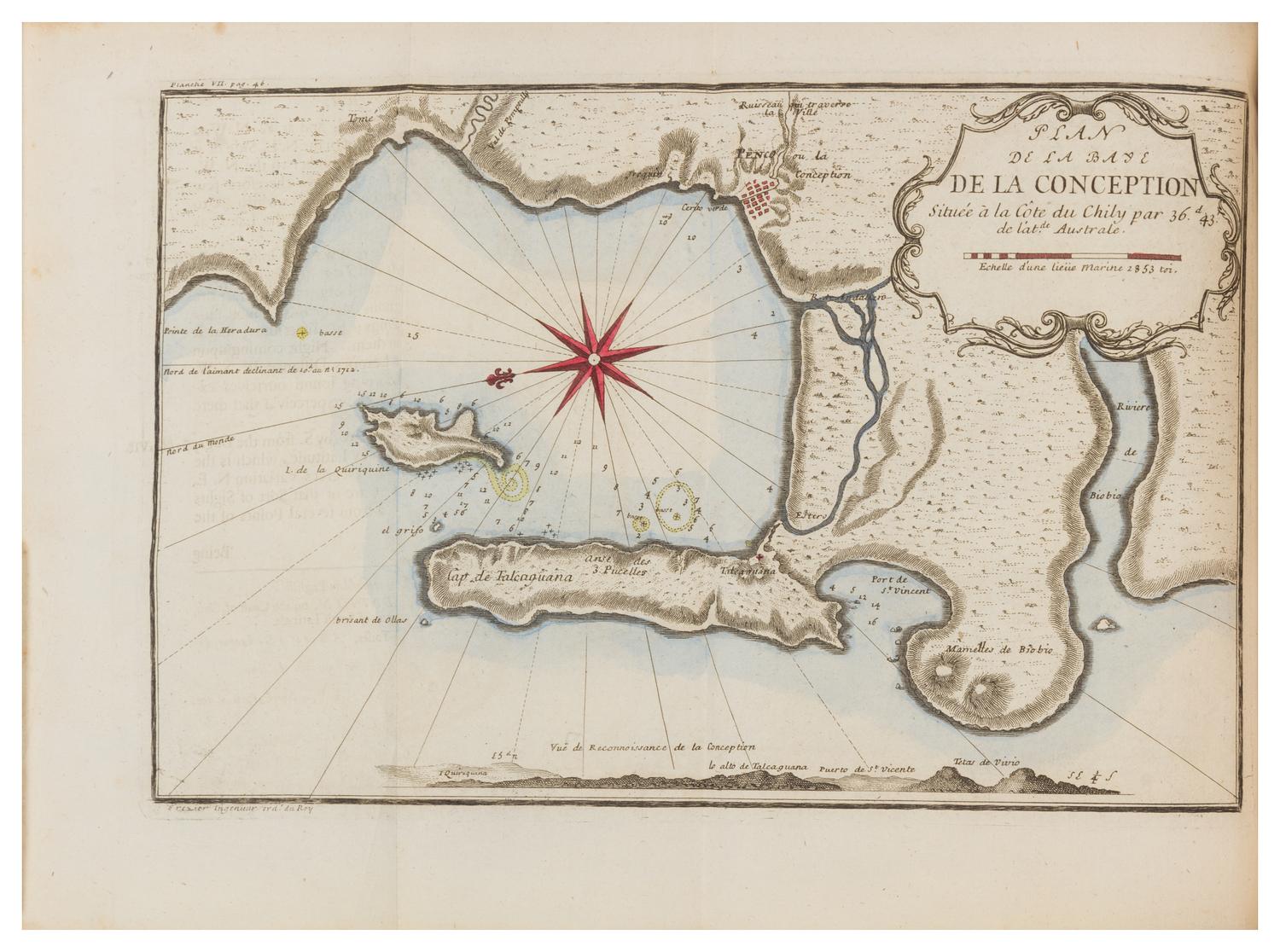 FREZIER, Amedee Francois (1682-1773). A Voyage to the South-Sea, and along the Coasts of Chili and Peru... London, 1717.