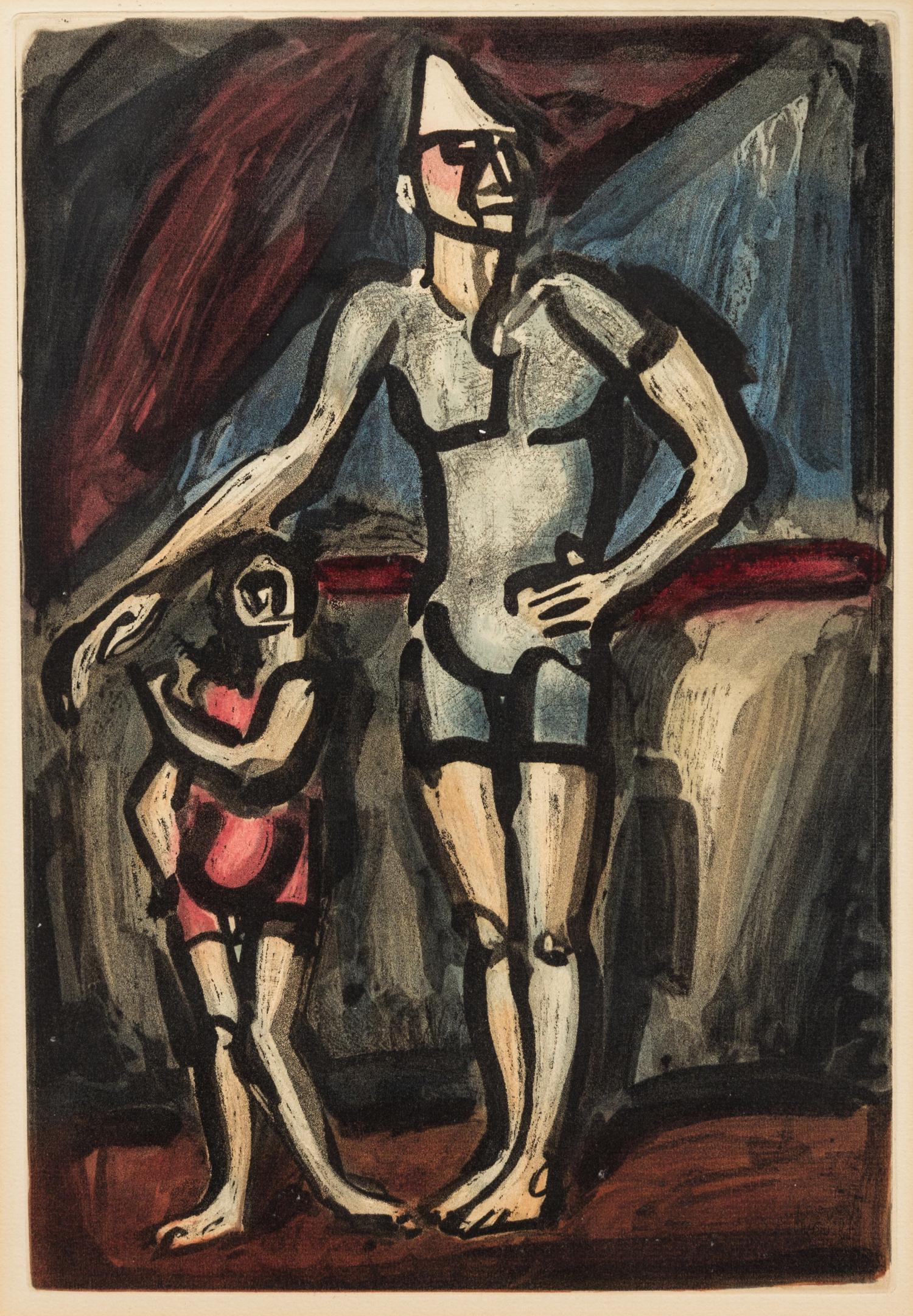 Georges Rouault, (French, 1871-1958), Clown et Enfant, 1930 (from Cirque)