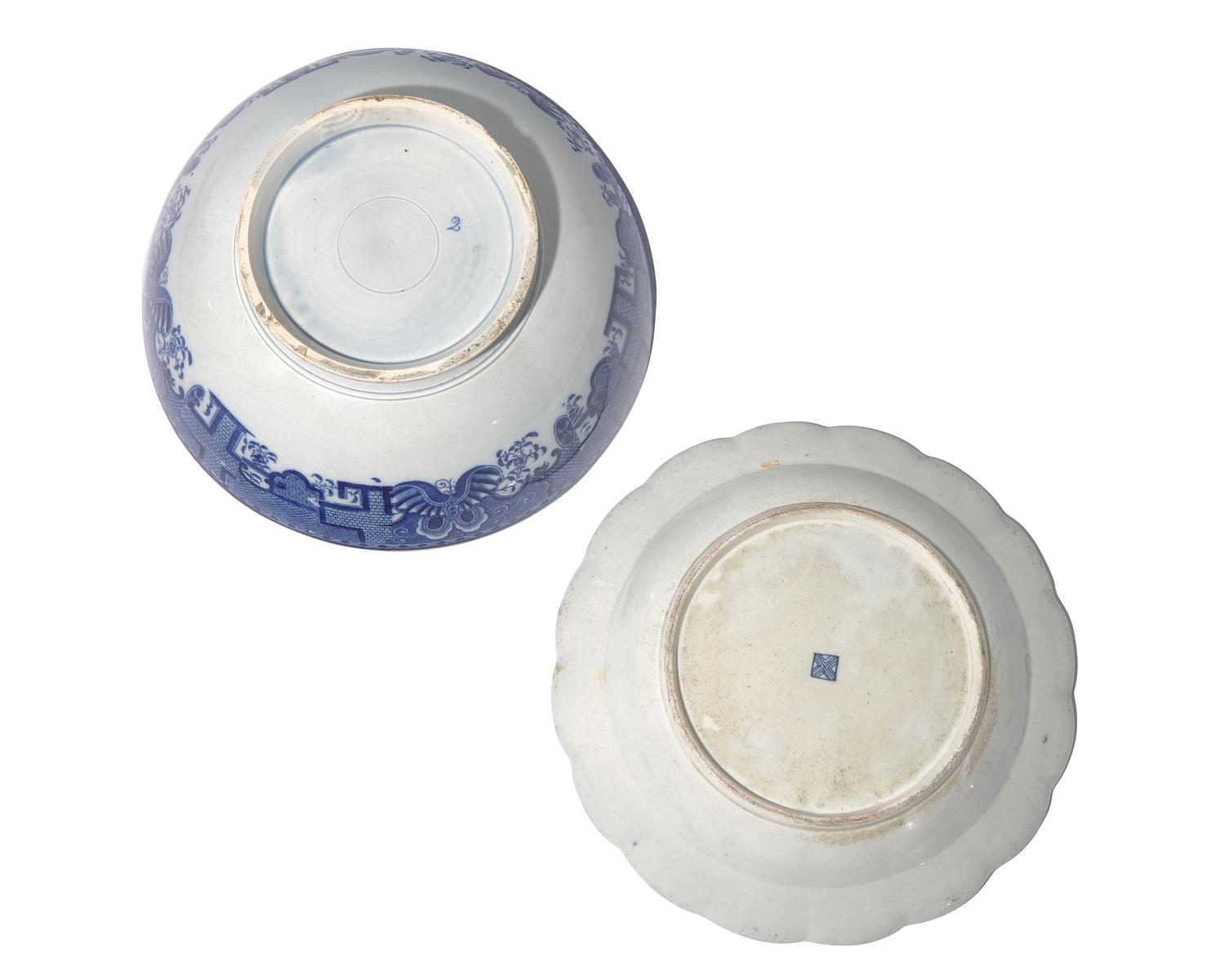 An Assembled Group of English Soft-Paste Porcelain Table Articles