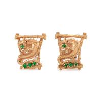 COLLECTION OF YELLOW GOLD CUFFLINKS
