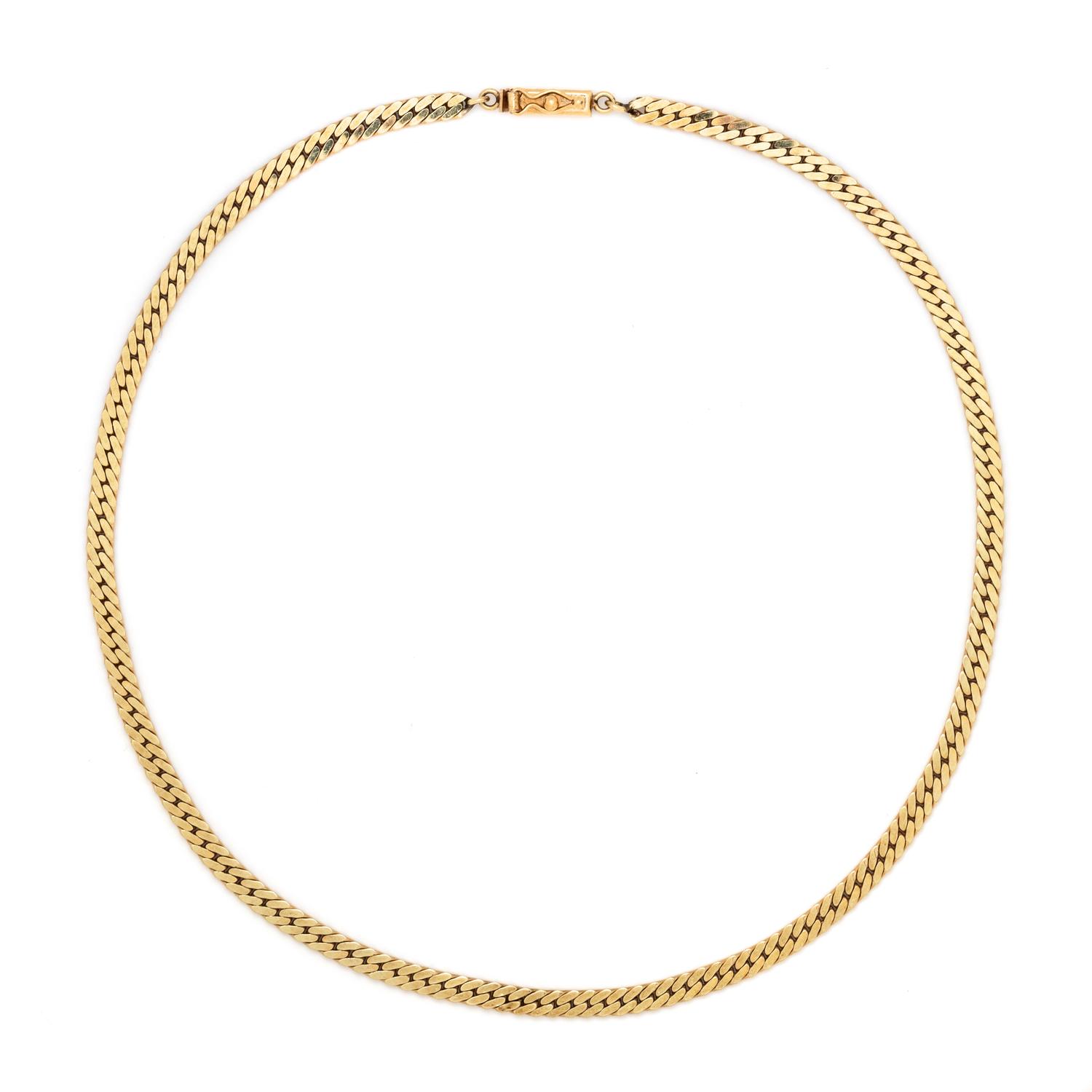 YELLOW GOLD NECKLACE