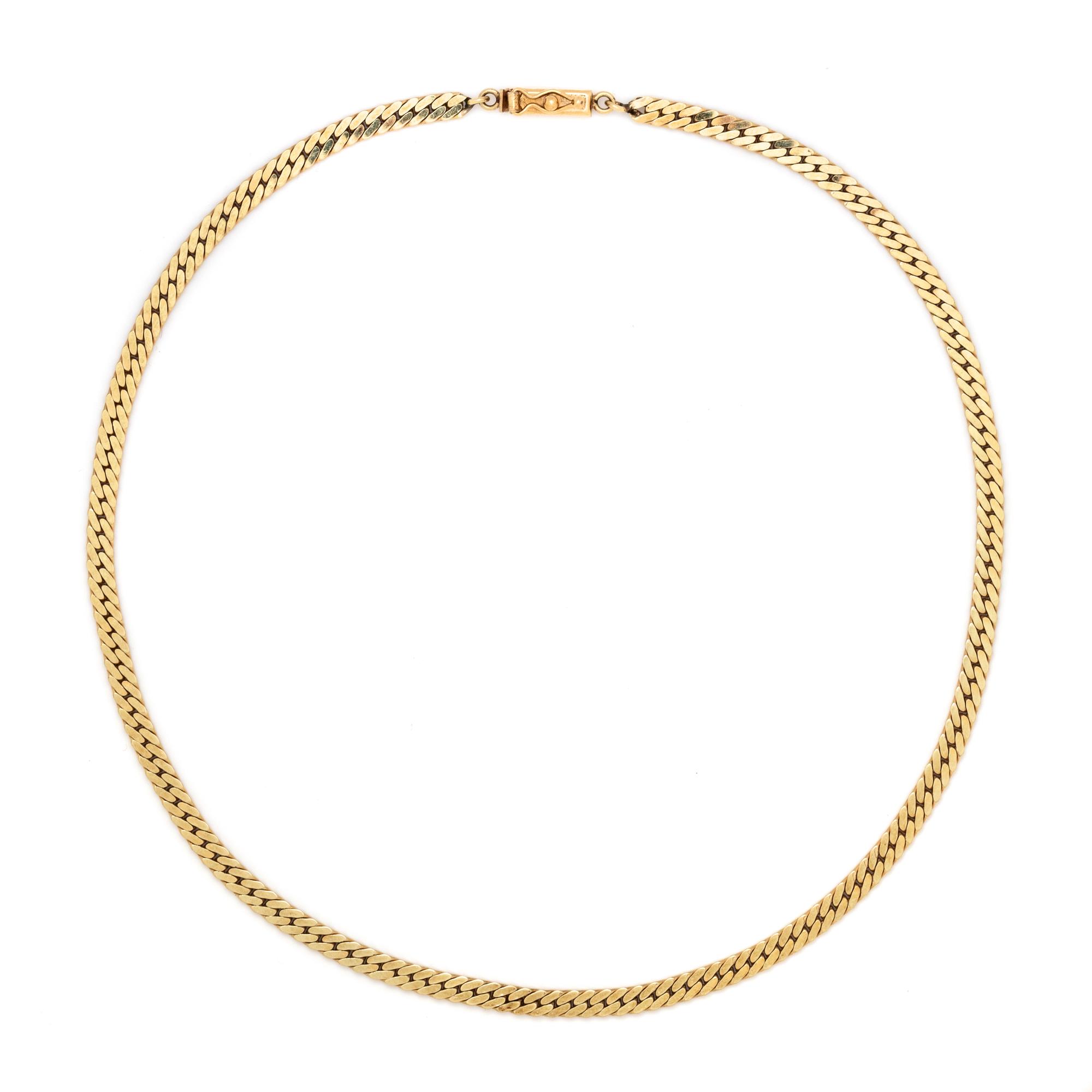 YELLOW GOLD NECKLACE