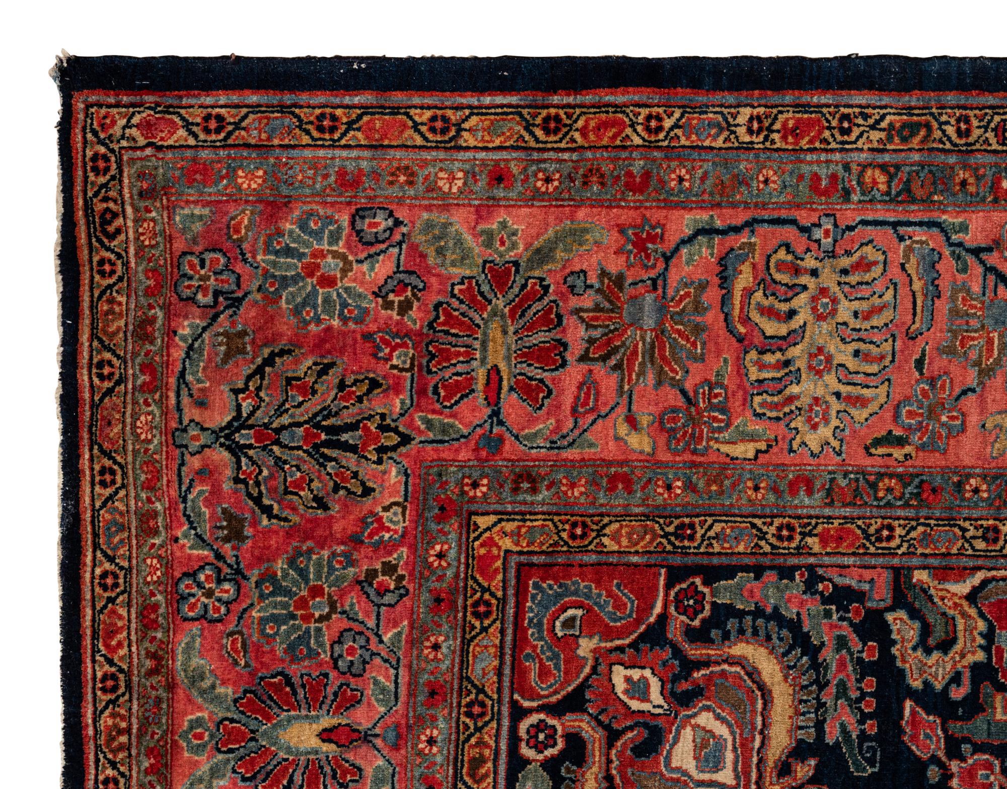 A Sarouk Wool Rug