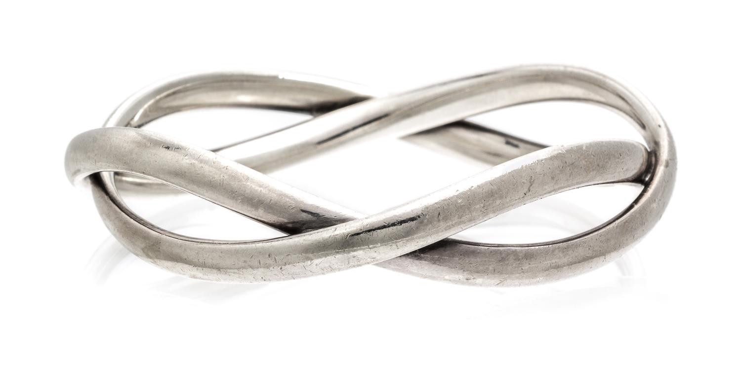 A Sterling Silver Bangle Bracelet, Astrid Fog for Georg Jensen, Circa 1970's, 43.40 dwts.