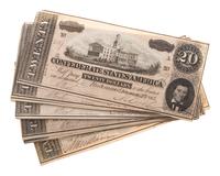 [CIVIL WAR - CURRENCY]. A group of more than 100 Confederate notes, comprising:
