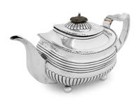 A George III Silver Four-Piece Tea and Coffee Service