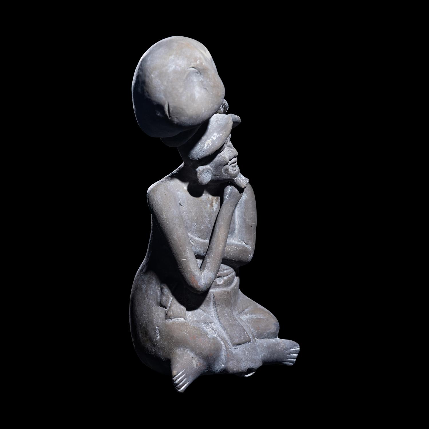 A Maya Seated Scribe