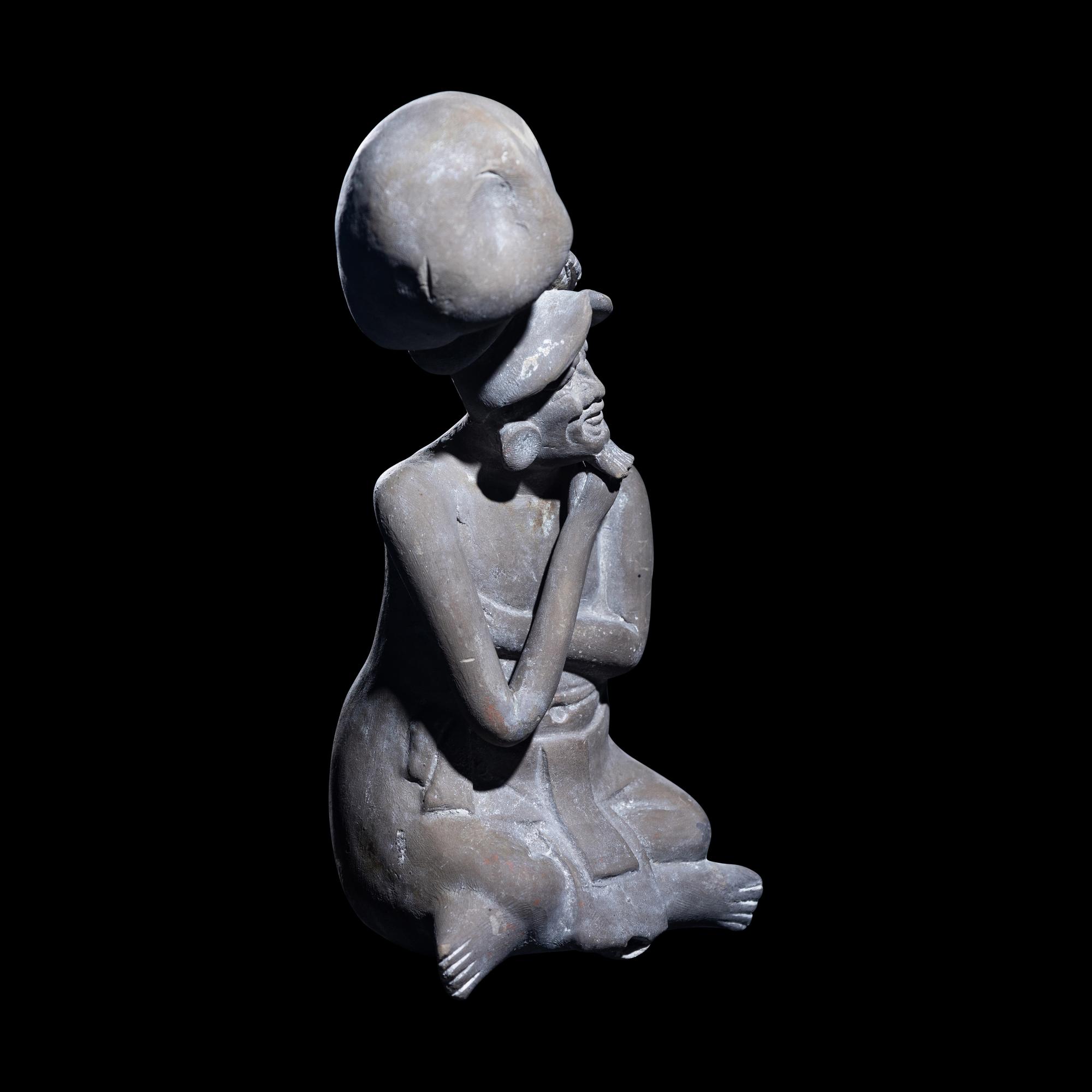 A Maya Seated Scribe