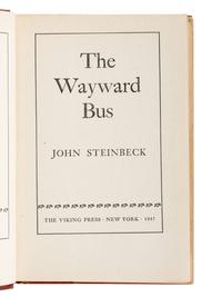 STEINBECK, John (1902-1968). A group of 5 works by Steinbeck, comprising: