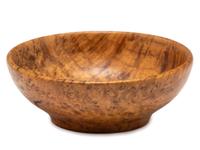 A Miniature Burlwood Dough Bowl, 19th Century
