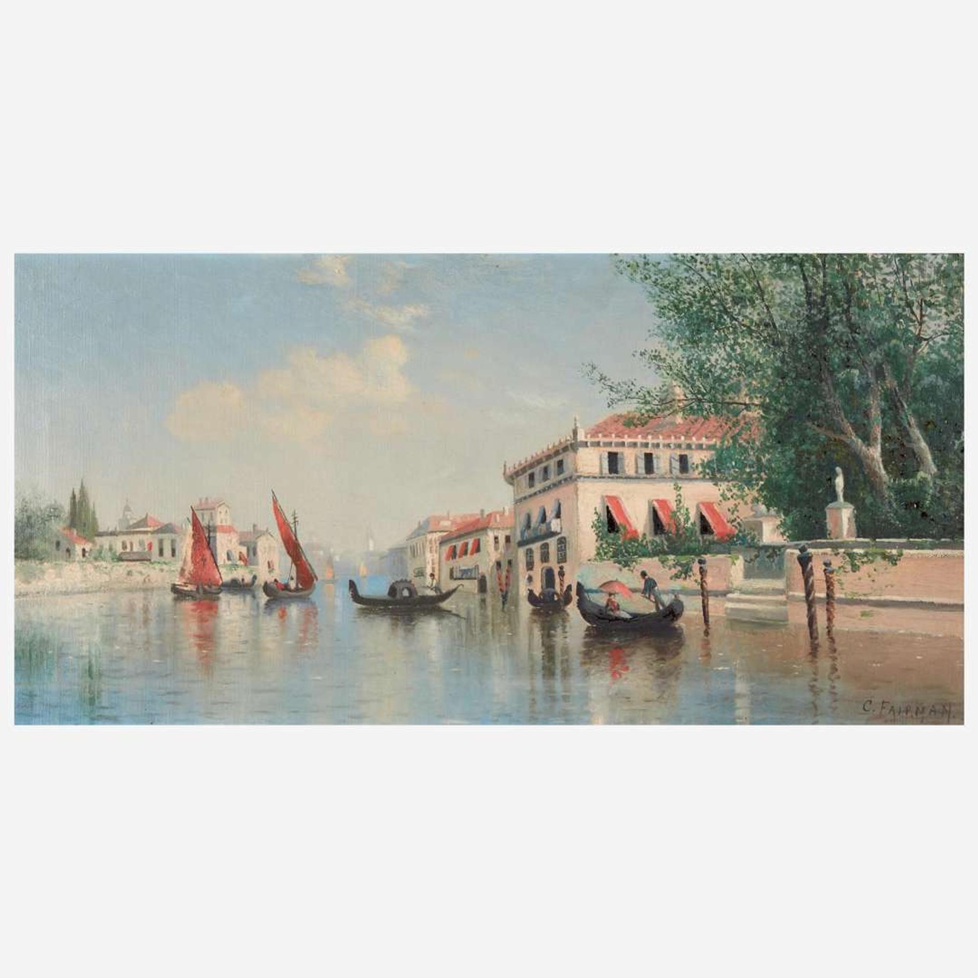 James Fairman (American, 1826-1904) Venetian View