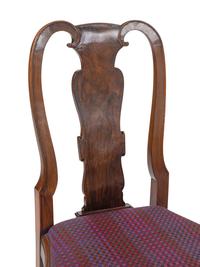 A Set of Eight George I Style Walnut Dining Chairs