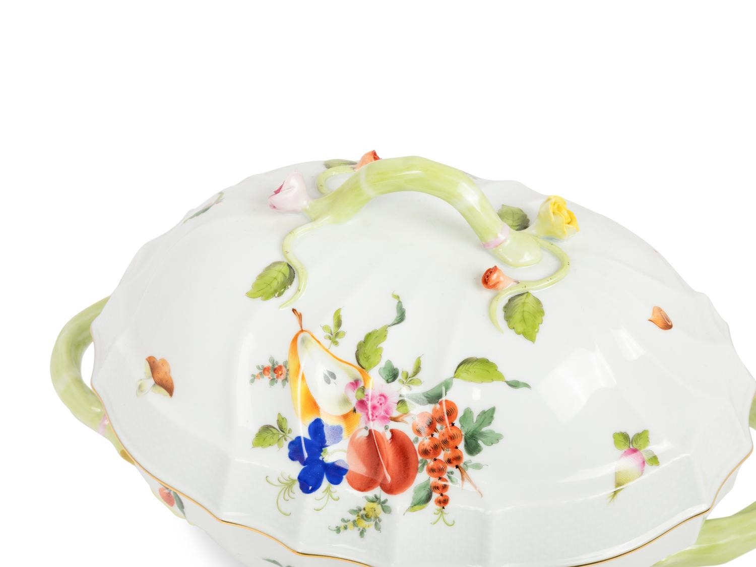 A Herend Porcelain Tureen