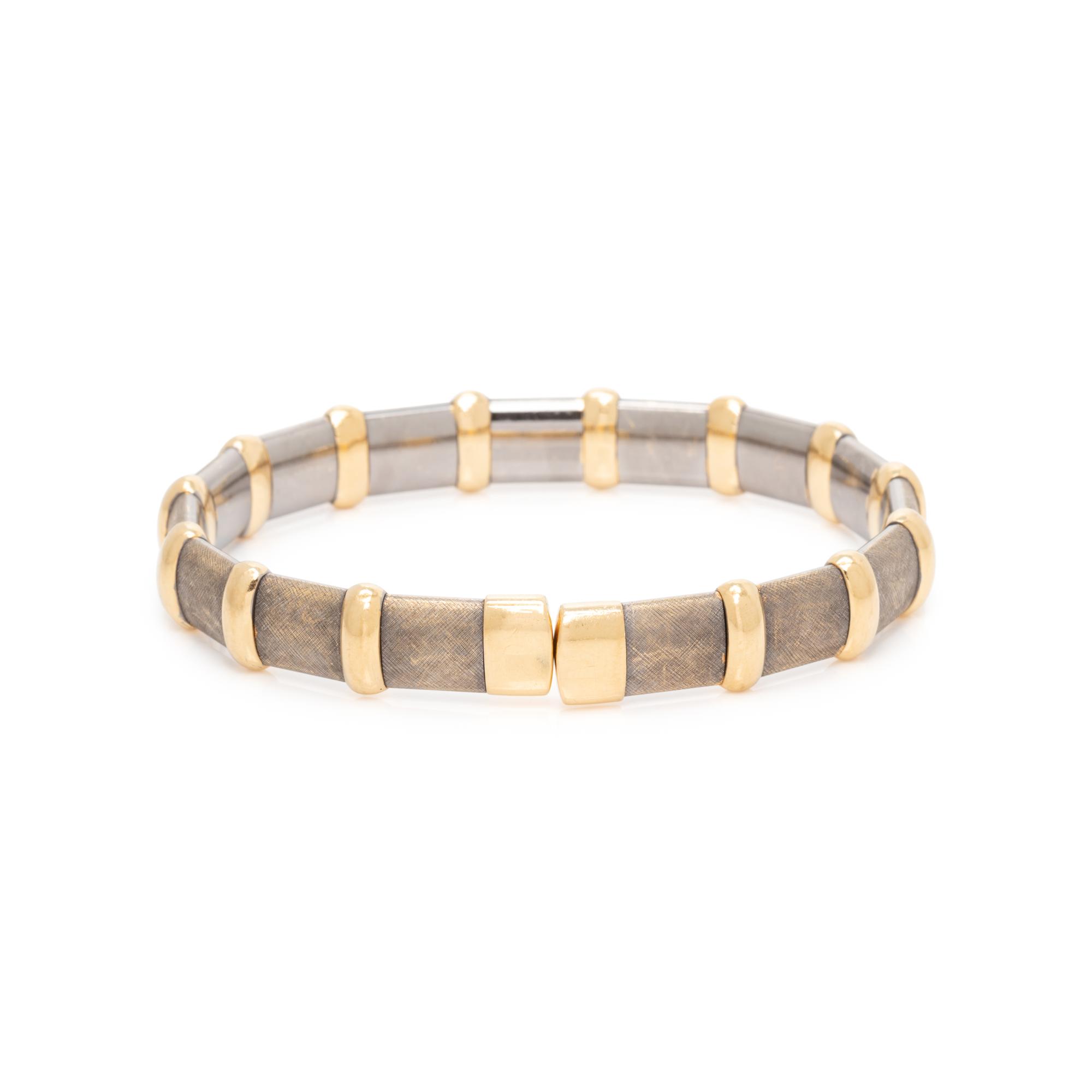 YELLOW GOLD AND DIAMOND CUFF BRACELET