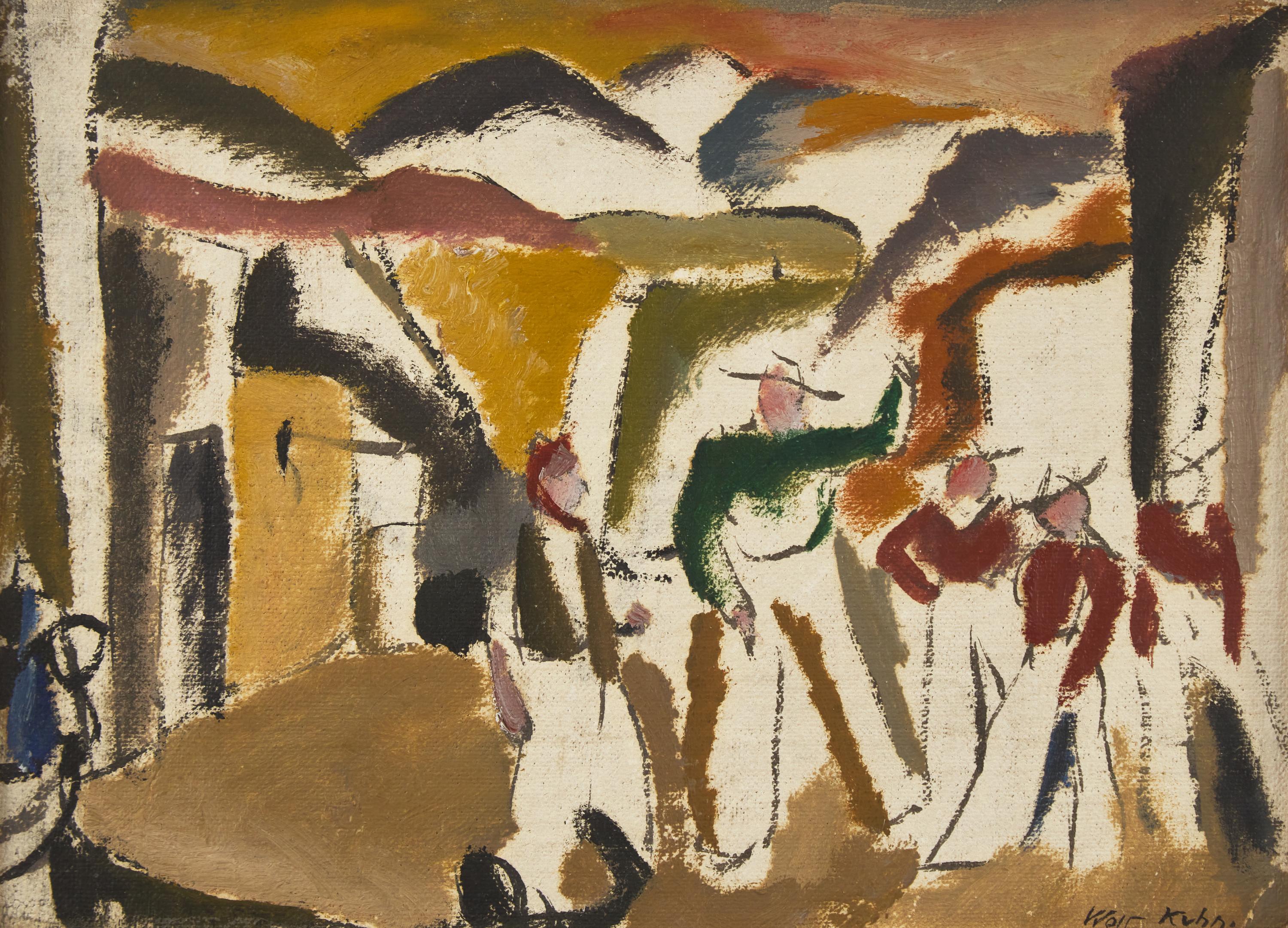 Western Town Scene , 1917
