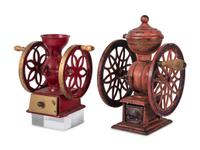 A Lane Brothers "Swift Mill" and a John Wright Painted Cast Iron Coffee Mill