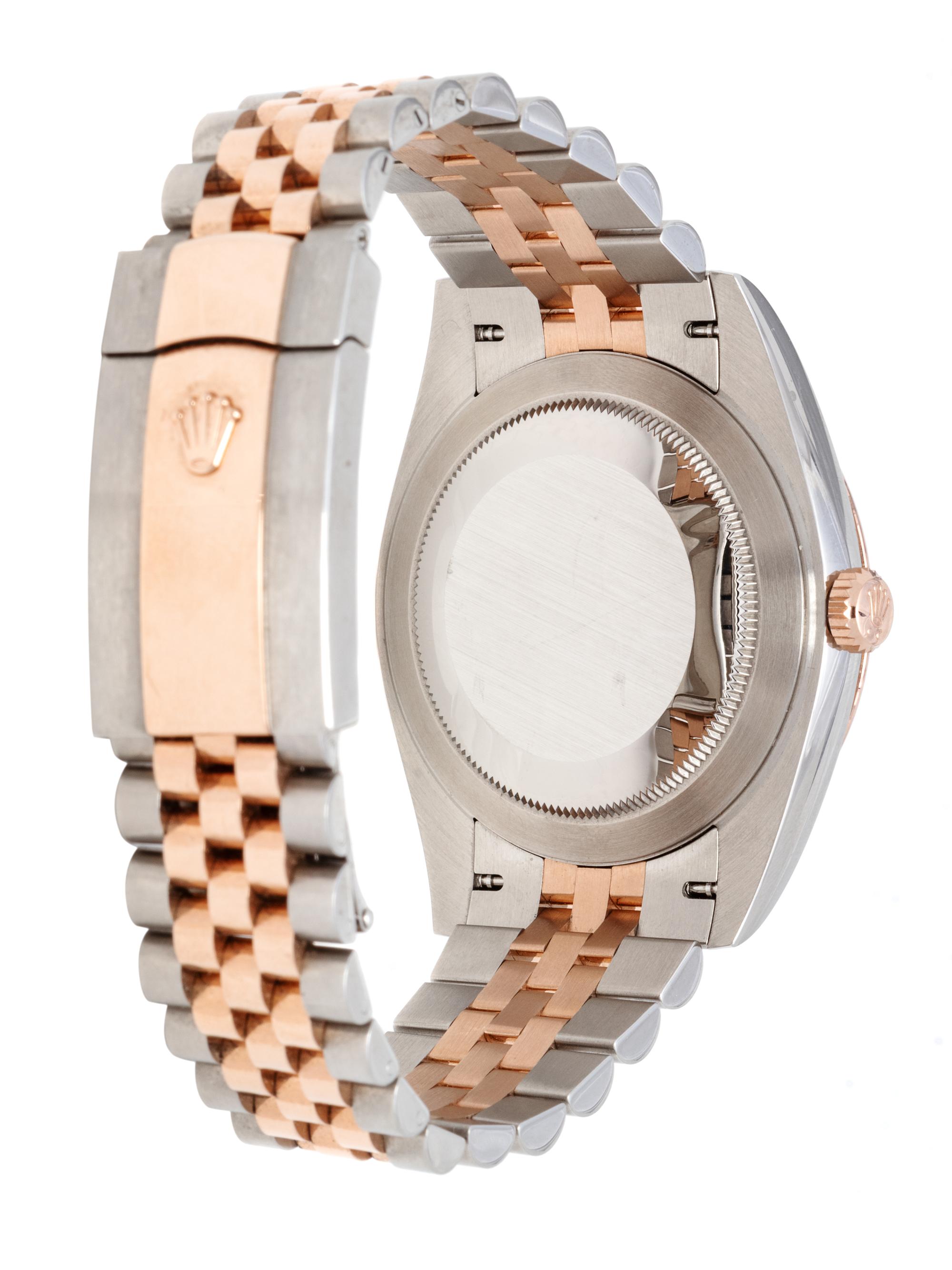 ROLEX, EVEROSE AND STAINLESS STEEL REF. 126331 'OYSTER PERPETUAL DATEJUST' WRISTWATCH, CIRCA 2021