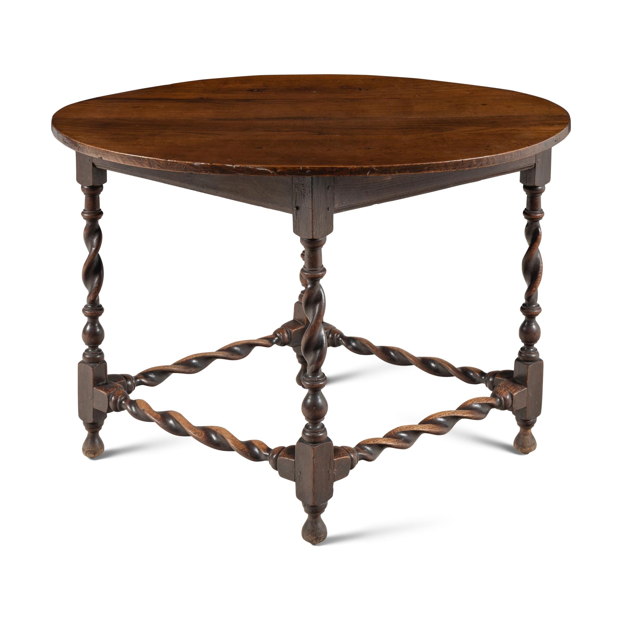 An English Oak Tavern Table