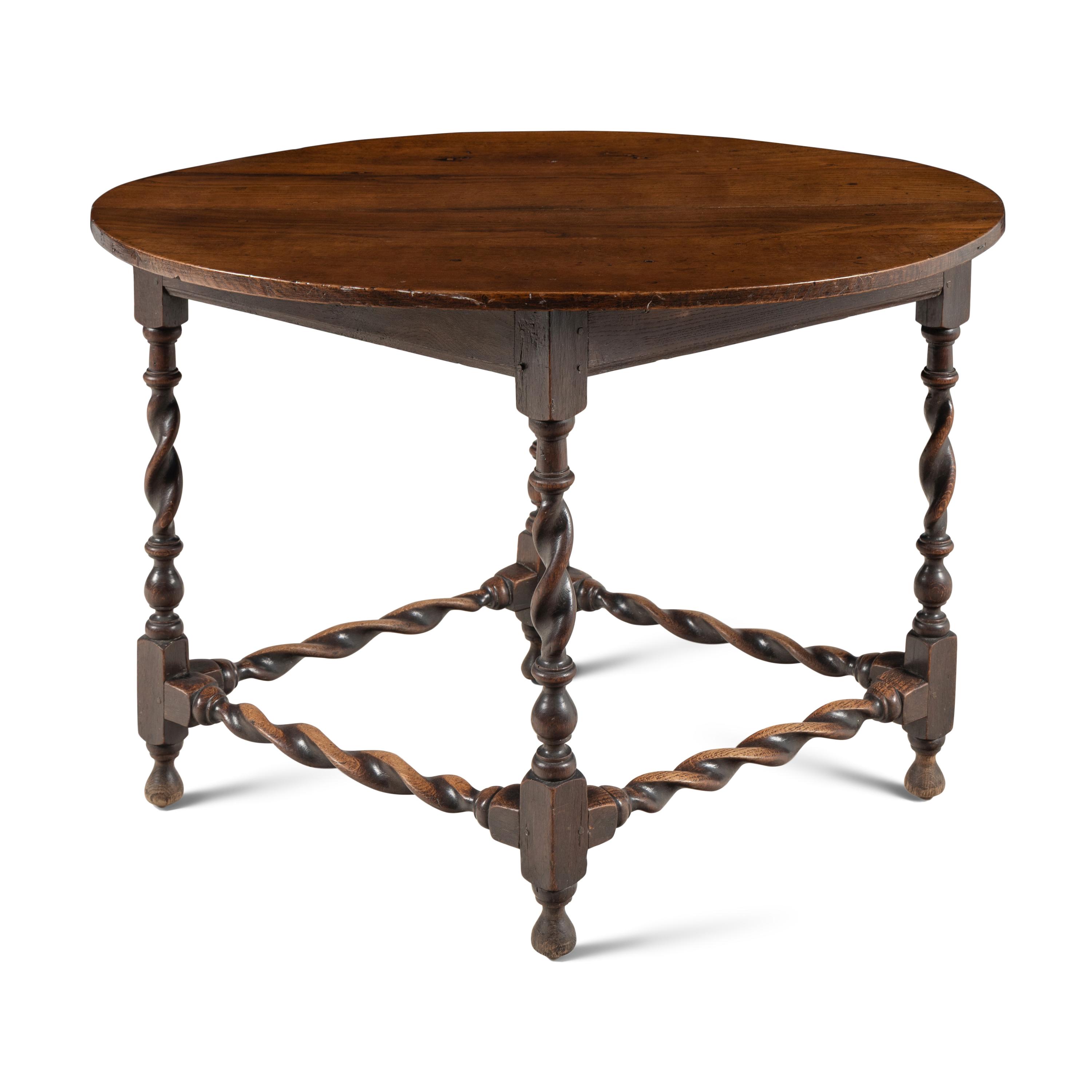 An English Oak Tavern Table