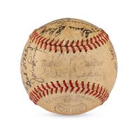 A 1947 Boston Braves Team Signed Autograph Baseball