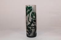 A Val St. Lambert Cameo Glass Vase Height 7 3/4 inches. — 20TH CENTURY
