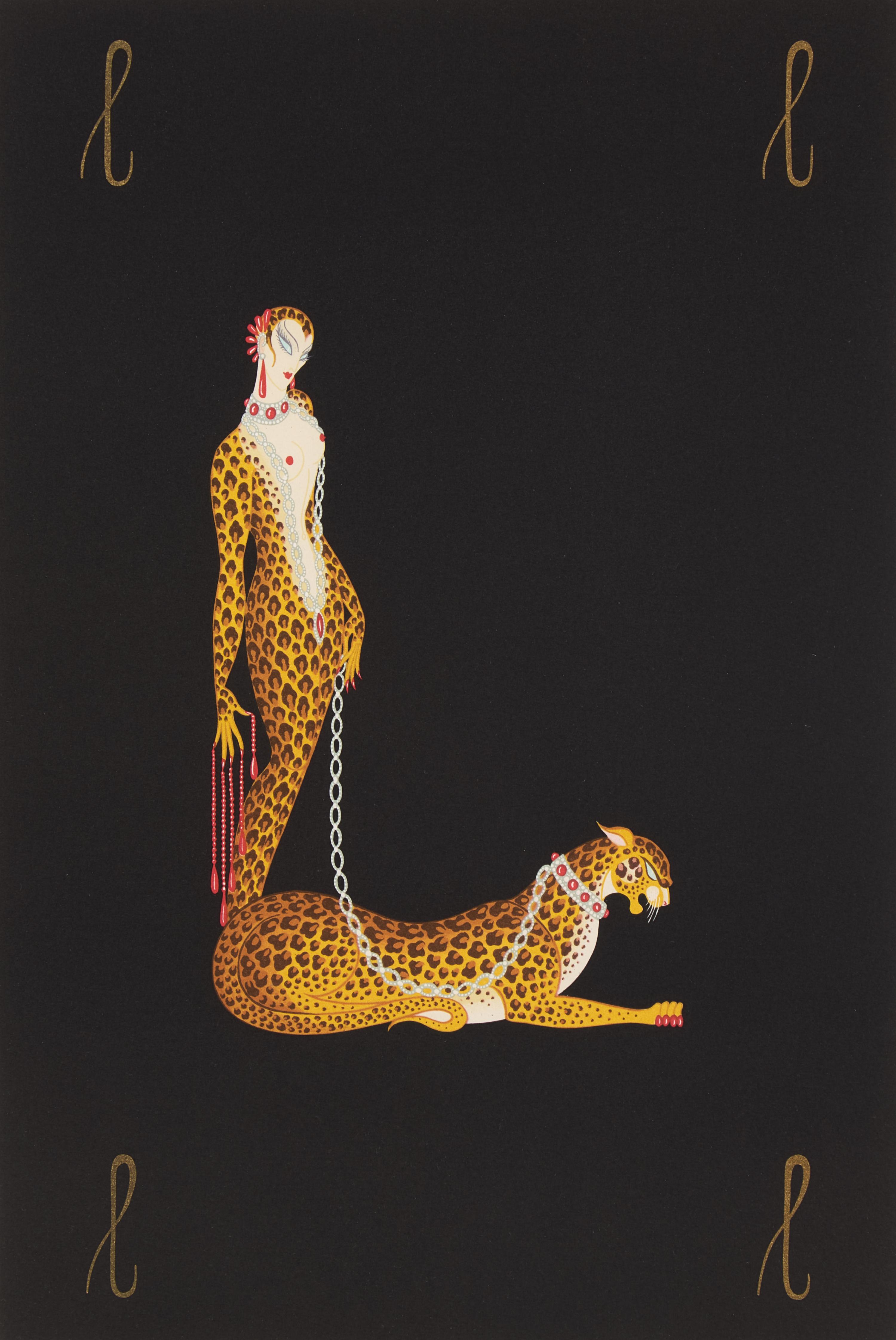 Letter L (from The Alphabet ) , 1976 and Slave of Salome, 1983 (two works)