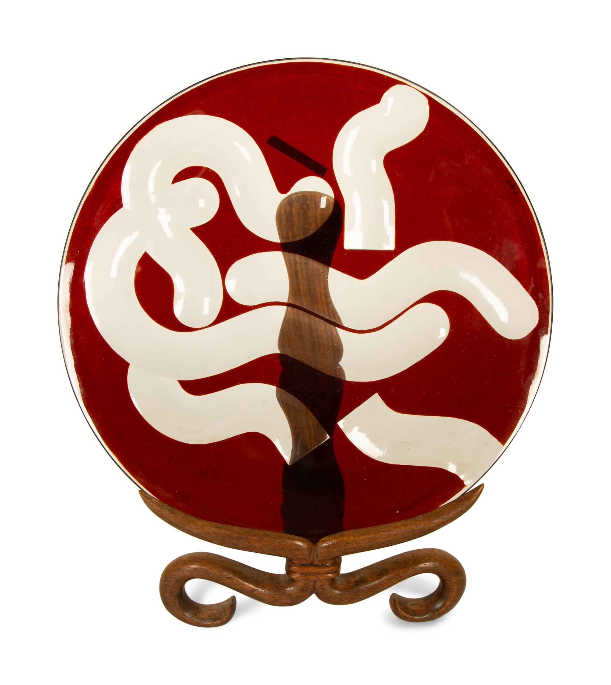 An Art Glass Plate by Vladimir Klein — 20th Century