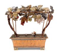 A Chinese Hardstone Model of a Fruit Tree