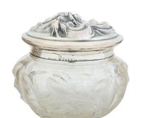 Three American Silver Covered Jars